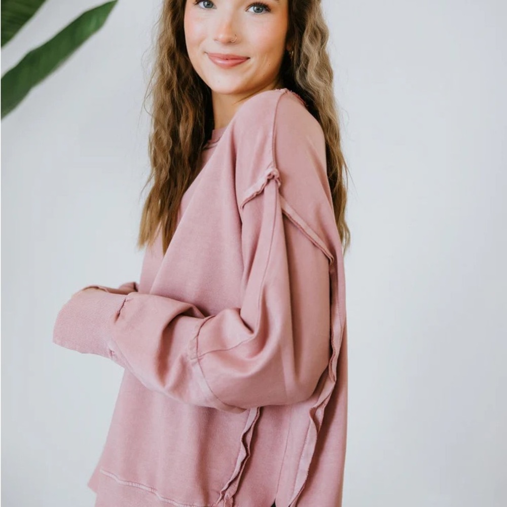 Like New All Year Round Crew by Lily & Lottie - Nude Pink - XL/2XL Lauriebelles